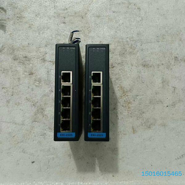 研华EKI-2525 非网管型5口 工业交换机,九成新,功能