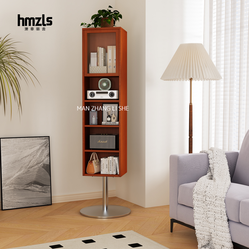 全身镜复古穿衣镜储物柜书柜镜柜