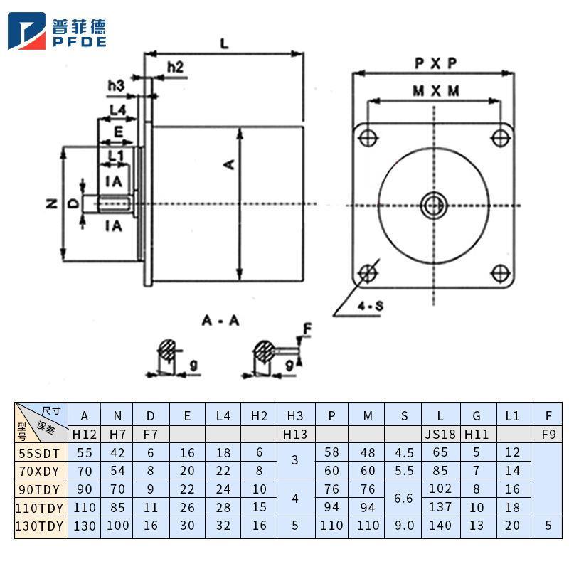 苏州捷飞55/70/90/110/130TDY115/90TDY4 永磁低速同步电动机220V
