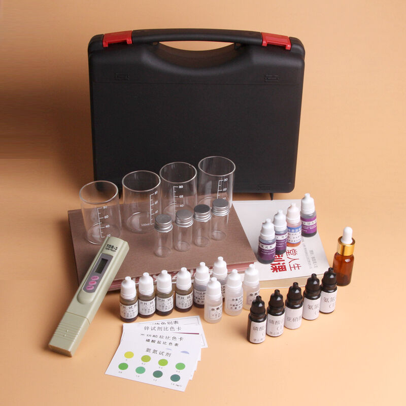 水产小龙虾养殖水质检测工具箱ph余氯氨氮亚硝酸盐全套鱼塘水测试