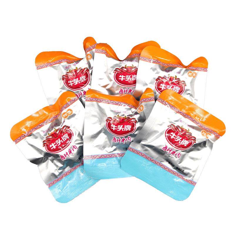 贵州特产牛头牌牛肉干 干卤汁牛肉牛筋500克卤牛肉休闲 零食品小