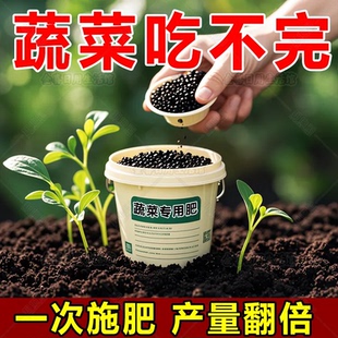 蔬菜专用肥料黄瓜西红柿韭菜白菜萝卜果蔬绿植复合颗粒化肥缓释