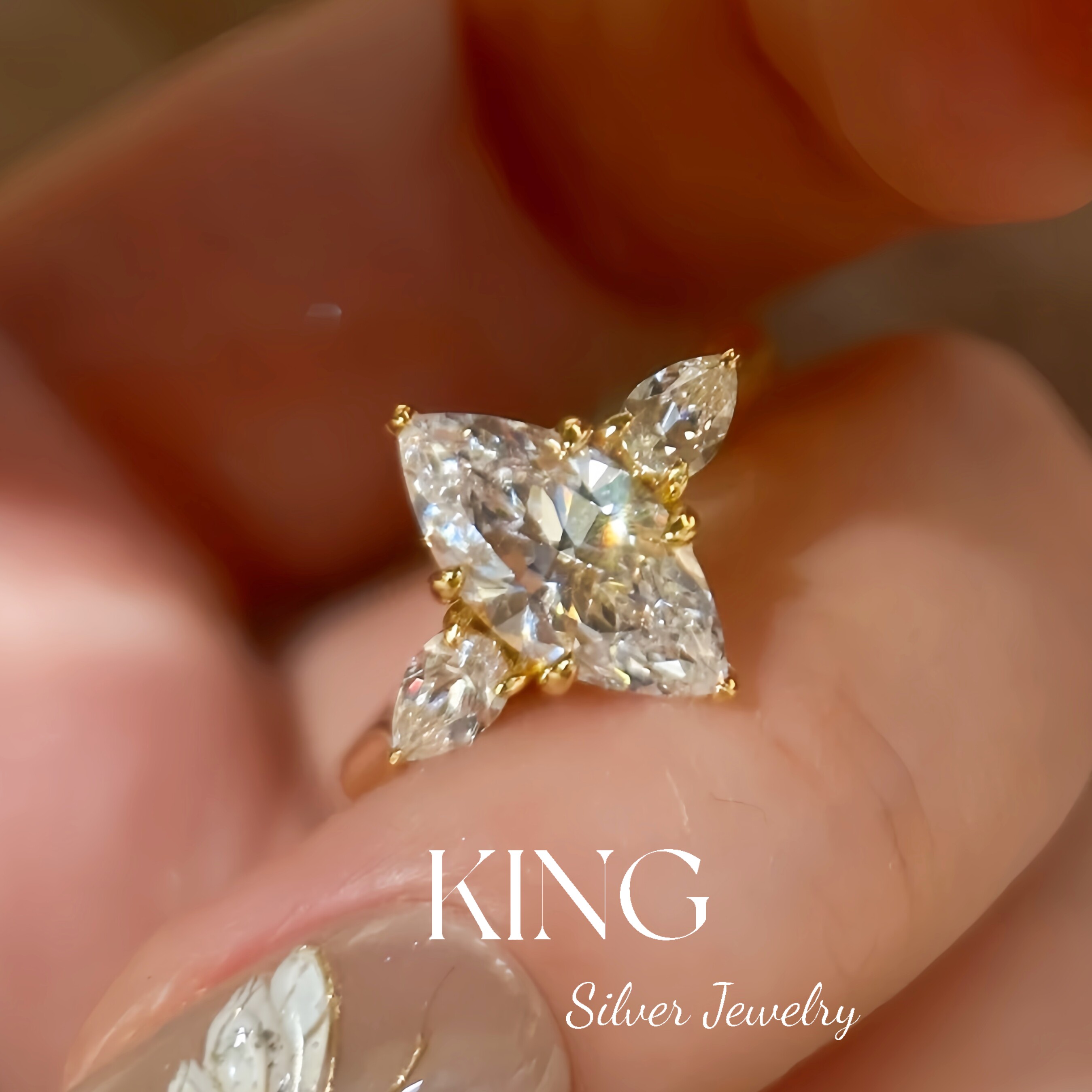 king银饰珠宝925银永恒之眼钻戒