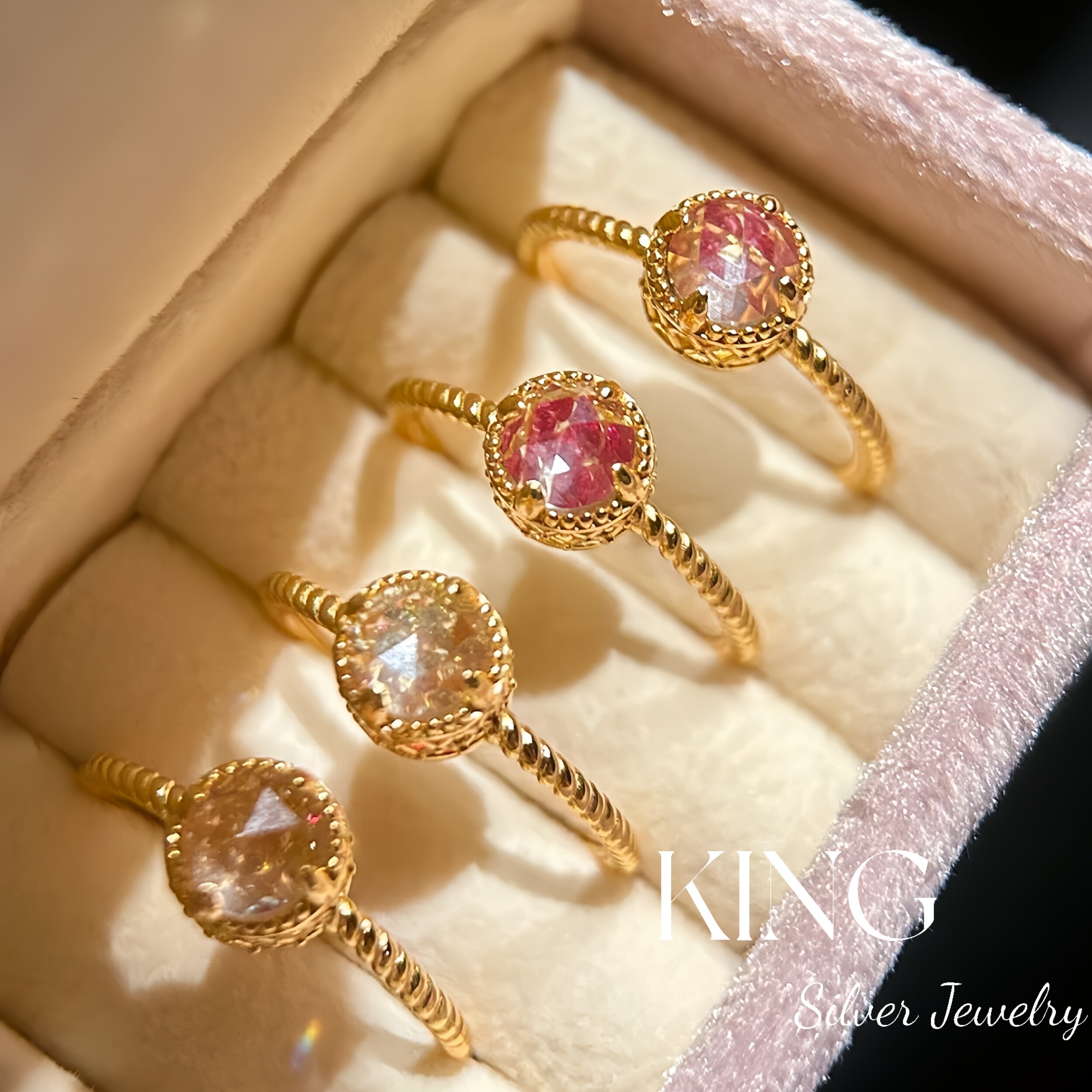 king银饰珠宝S925银万花筒戒指