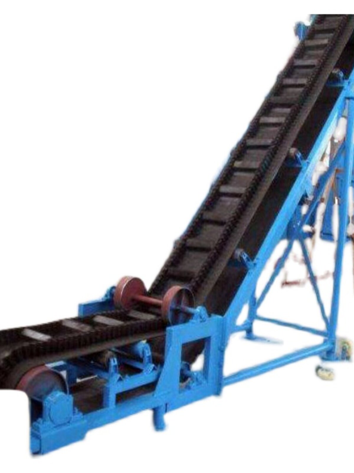 新品大倾角皮带输送机装卸裙边皮带机胶带输送机 移动式胶带运输