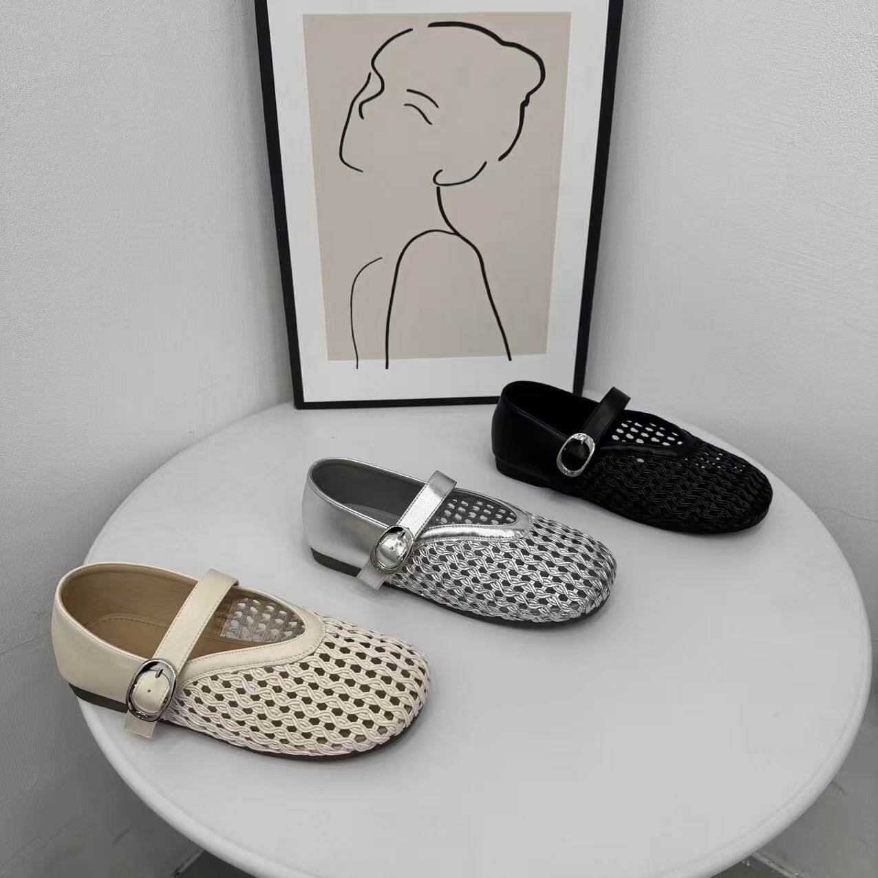 平底软皮软底不累脚平底浅口单鞋2026新款爆款女款一脚蹬懒人鞋子