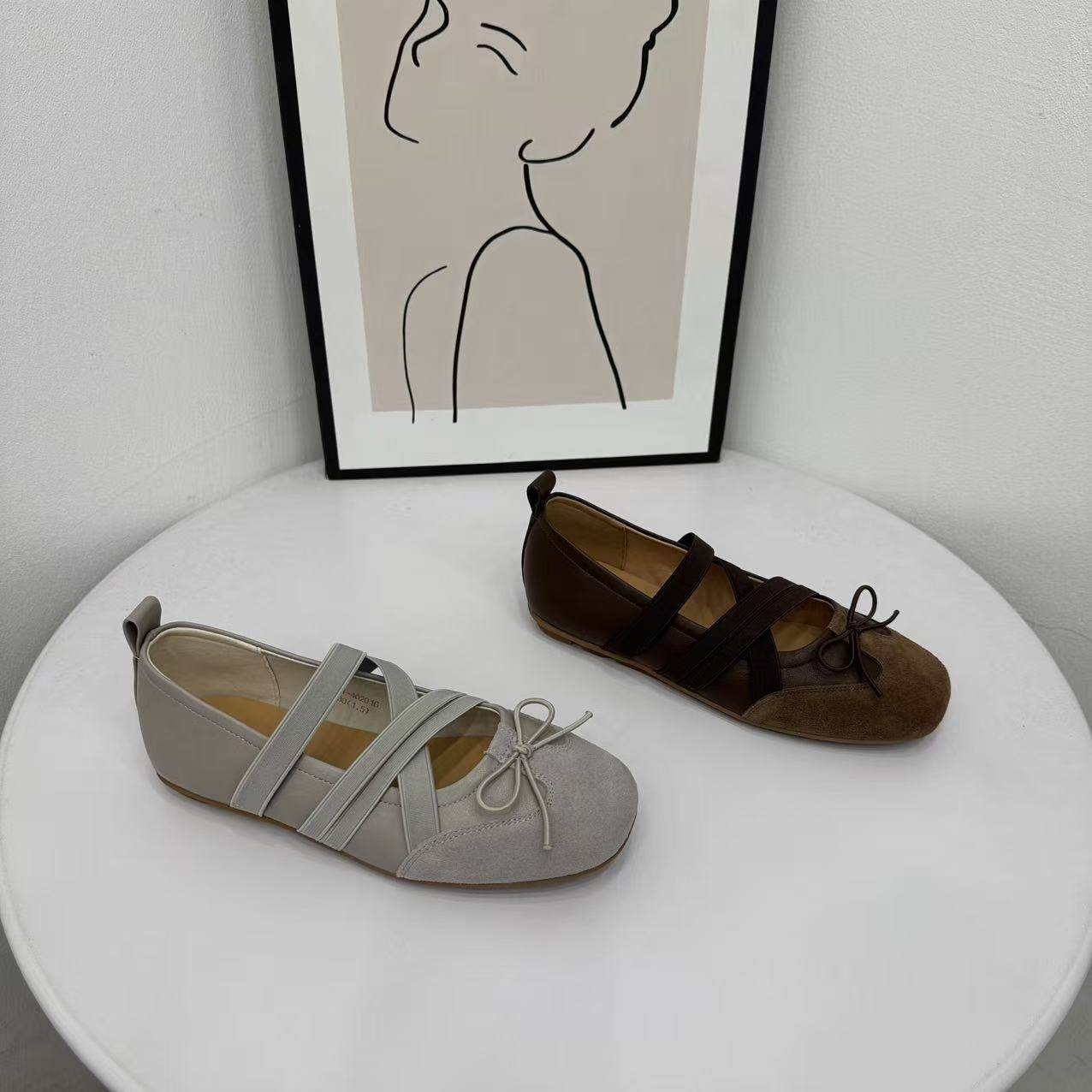 法式蝴蝶结方头浅口芭蕾鞋女2026新款交叉带时尚百搭软底玛丽珍鞋,女鞋,勃肯鞋/软木鞋,淘宝优惠券,粉丝福利购,淘宝优惠卷