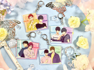 漫序正版free男子游泳部动漫周边钥匙扣七濑遥橘真琴松冈凛叶月渚