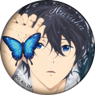 free!漫序正版双闪吧唧徽章型吸铁冰箱贴 七濑遥松冈凛桐岛郁弥