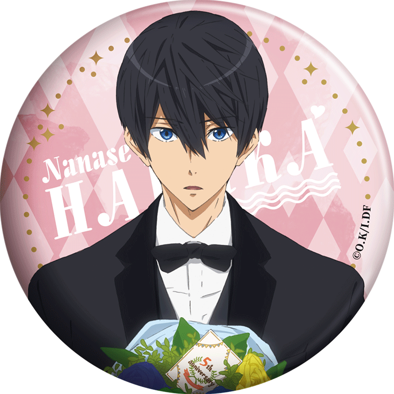free!漫序 正版 双闪吧唧型徽章吸铁冰箱贴 七濑遥松冈凛桐岛郁弥
