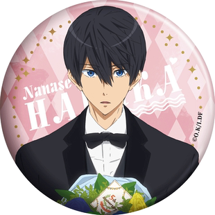 free!漫序 正版 双闪吧唧型徽章吸铁冰箱贴 七濑遥松冈凛桐岛郁弥