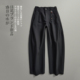 长裤 男 日系极简 立体裁剪宽松垂感阔腿慵懒休闲裤 目记 春季