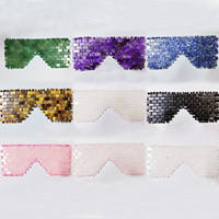 Pure natural jade powder amethyst eye mask, eye mask, cold and hot compress, beauty care, fatigue relief, hand-woven thumbnail 2
