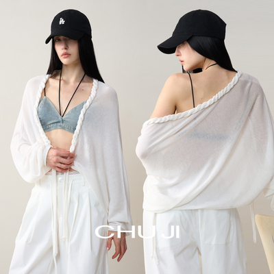 出迹流浪诗人蝙蝠袖罩衫女夏季