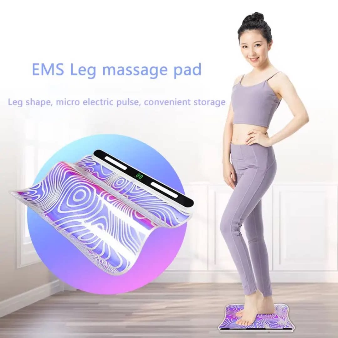 微电流美腿垫EMS按摩减肥脚垫瘦腿美腿足底懒人减肥神器健身仪