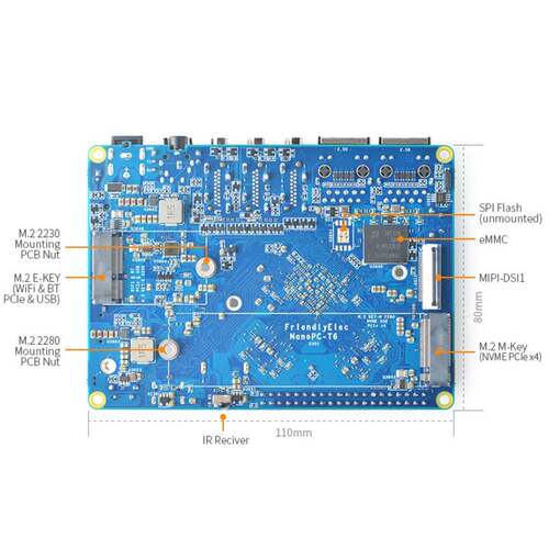 友善NanoPC-T6开发板瑞芯微rk3588主板超ROCK香橙派orange pi 5B