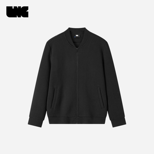 LNG23春秋新款 通勤上衣男SDCC010 空气棉针织拉链外套宽松休闲时尚