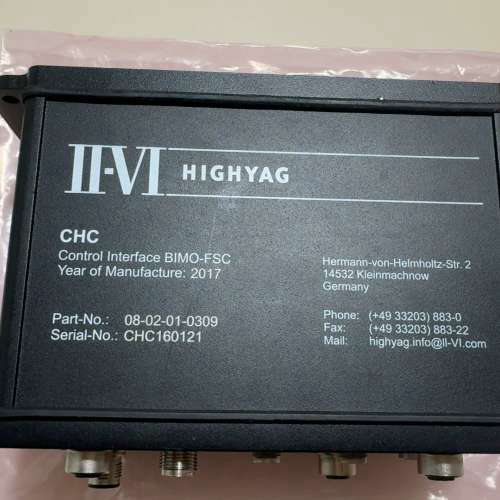 议价II-VI，HIGHYAG激光配件BIMO-FSC/08-0维修