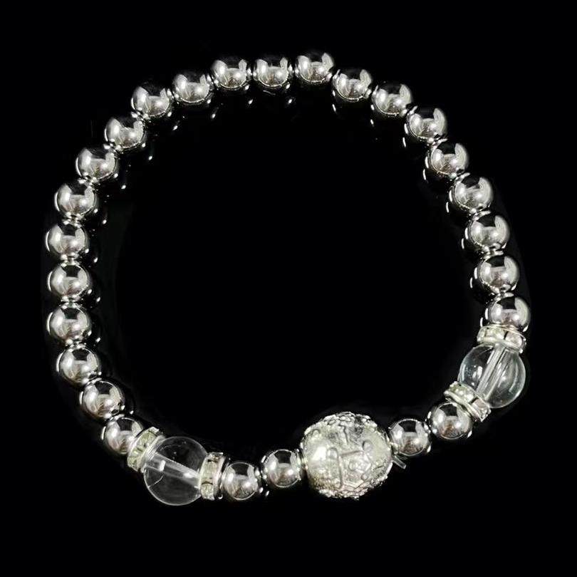 泰国正品 白矿手链手环手串 泰国手工艺