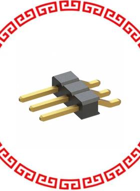 M22-5330305 3 WAY SIL HORIZ SMT PIN HDR