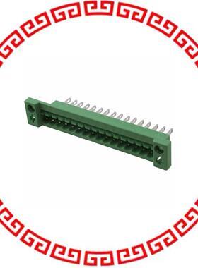 707235 TERM BLK HEADER 16POS GREEN
