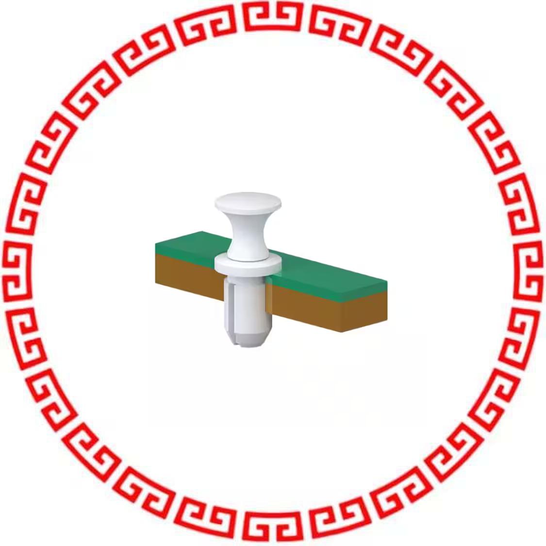 SLG-3M-B GROMMET SNAP LATCH BLACK