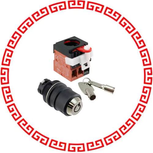 A22TK-2LR-12-K01 SWITCH KEYLCK 2POS DPST 10A 110