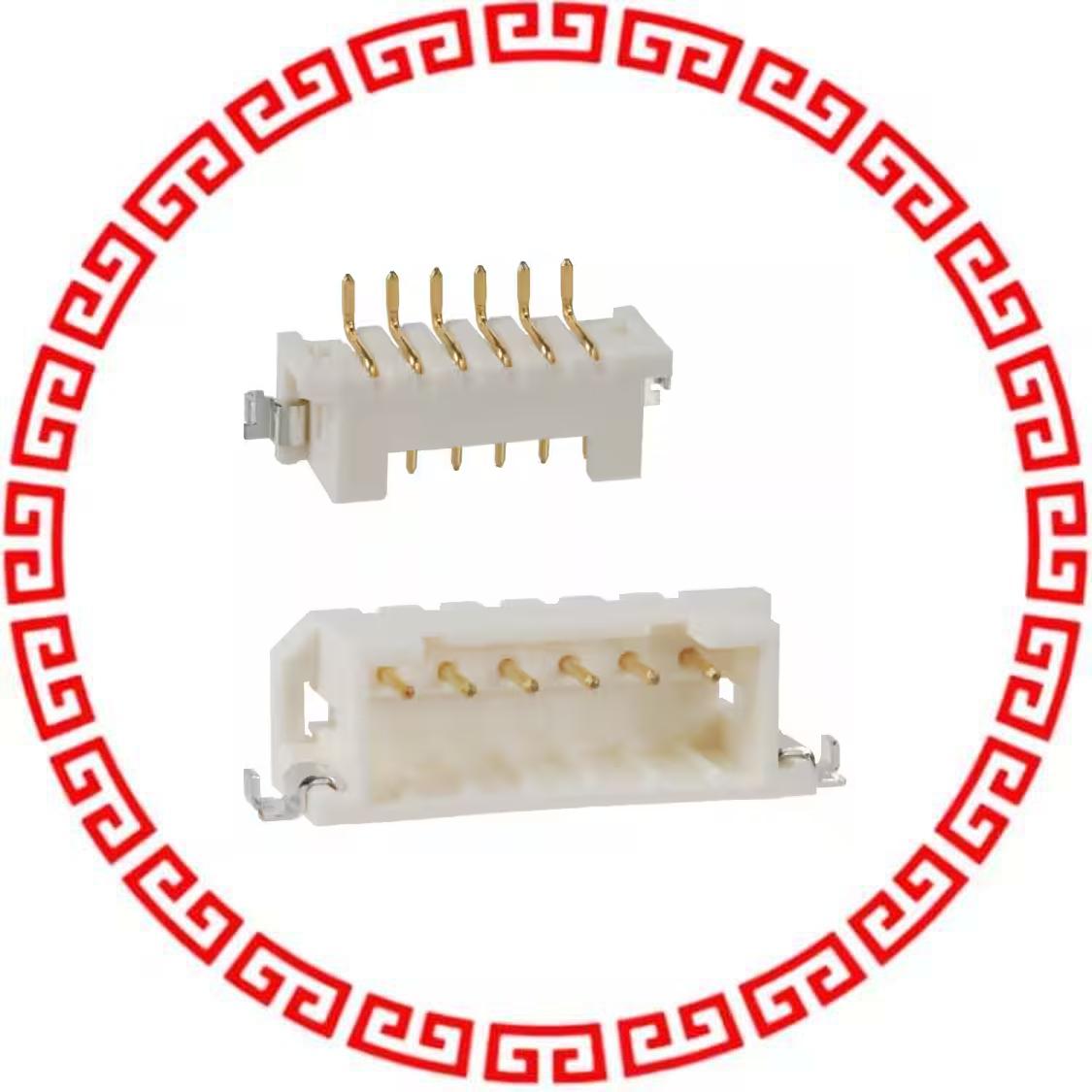 DF3EA-6P-2H(51) CONN HEADER 6POS 2MM R/A GOLD