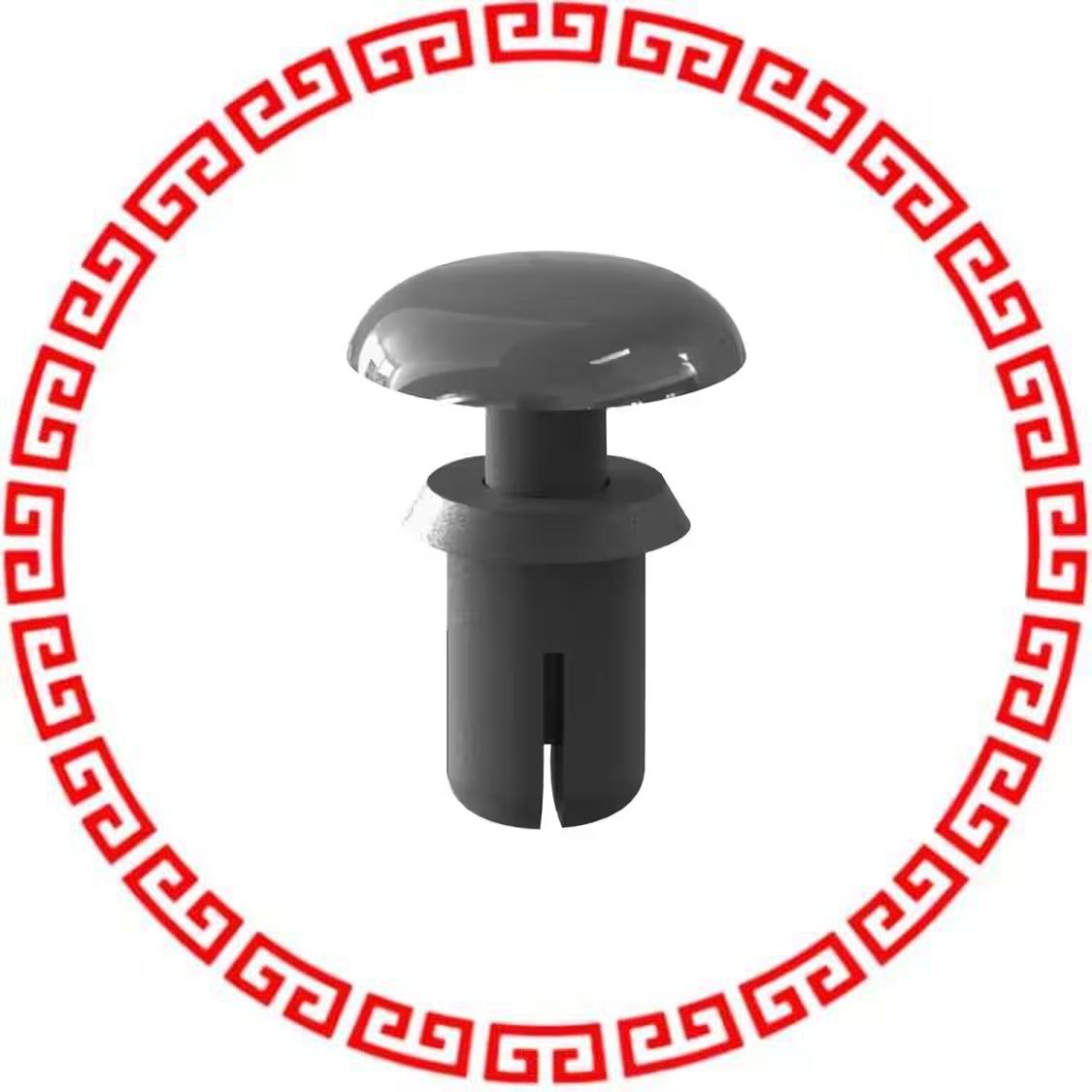 SRVO-2632B RIVET SNAP 0.130 NYLON BLACK