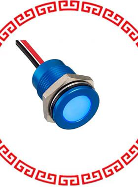 Q14F5ABXXB24E INDICATOR 24V 14MM FLUSH BLUE