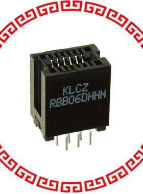 RBB06DHHN CONN EDGE DUAL FMALE 12POS 0.050