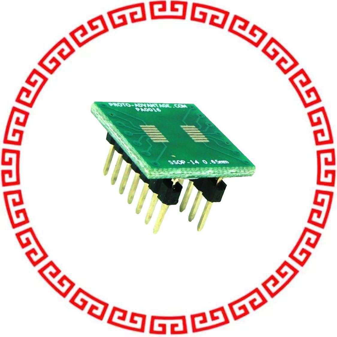 PA0016 SSOP-14 TO DIP-14 SMT ADAPTER