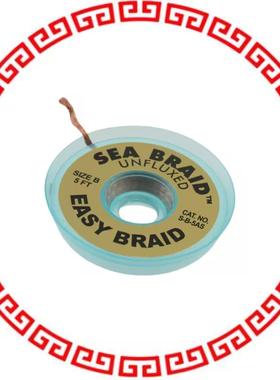 S-B-5AS DESOLDER BRAID UNFLUXED 0.05 5