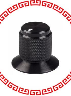OESA-50-4-5 KNOB KNURLED W/SKRT 0.250 METAL