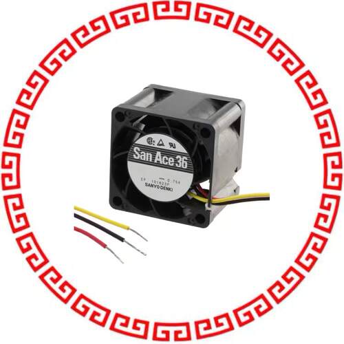 9GV3612P3J03 FAN 36X28MM 12VDC VANE TACH,PWM