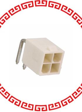 1586863-4 CONN HEADER 4POS R/A DL TIN