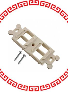 NK4106MFIW MOD FRAME SNGL GANG 4PORT WHITE