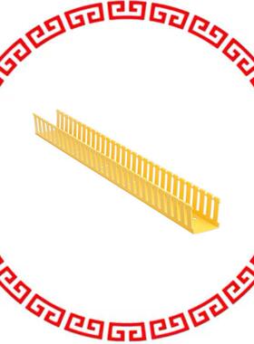E2X2YL6 WIRE DUCT SLOTTED RIVET YLW 6'