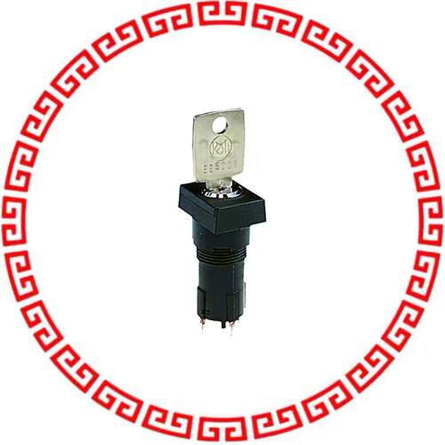 1.10119.1170000 SWITCH KEYLOCK SP3T 0.1A 35V