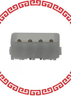 1586515-2 CONN HEADER PIN VERT 4POS GOLD