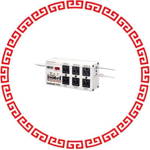 ISOTEL6 ULTRA SURGE SUPPR 6OUT 6'CORD W/RJ11