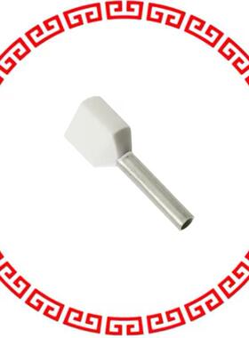 13102075 CONN FERRULE 2WIRE 20AWG WHITE