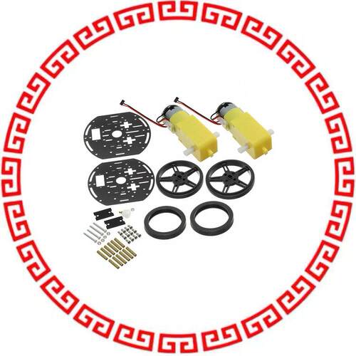 3244 MINI 3-LAYER ROUND ROBOT CHASSIS