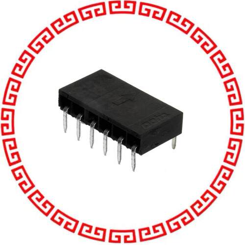 535676-5 CONN RECEPT 6POS .100 RT/ANG AU
