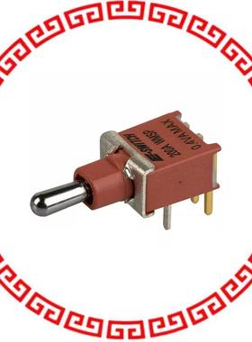 200AWMSP3T2A1M6RE SWITCH TOGGLE SPDT 0.4VA 20V