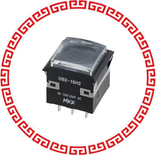 UB216KKW016CF-4JCF14 SWITCH PUSHBUTTON SPDT 5A 1