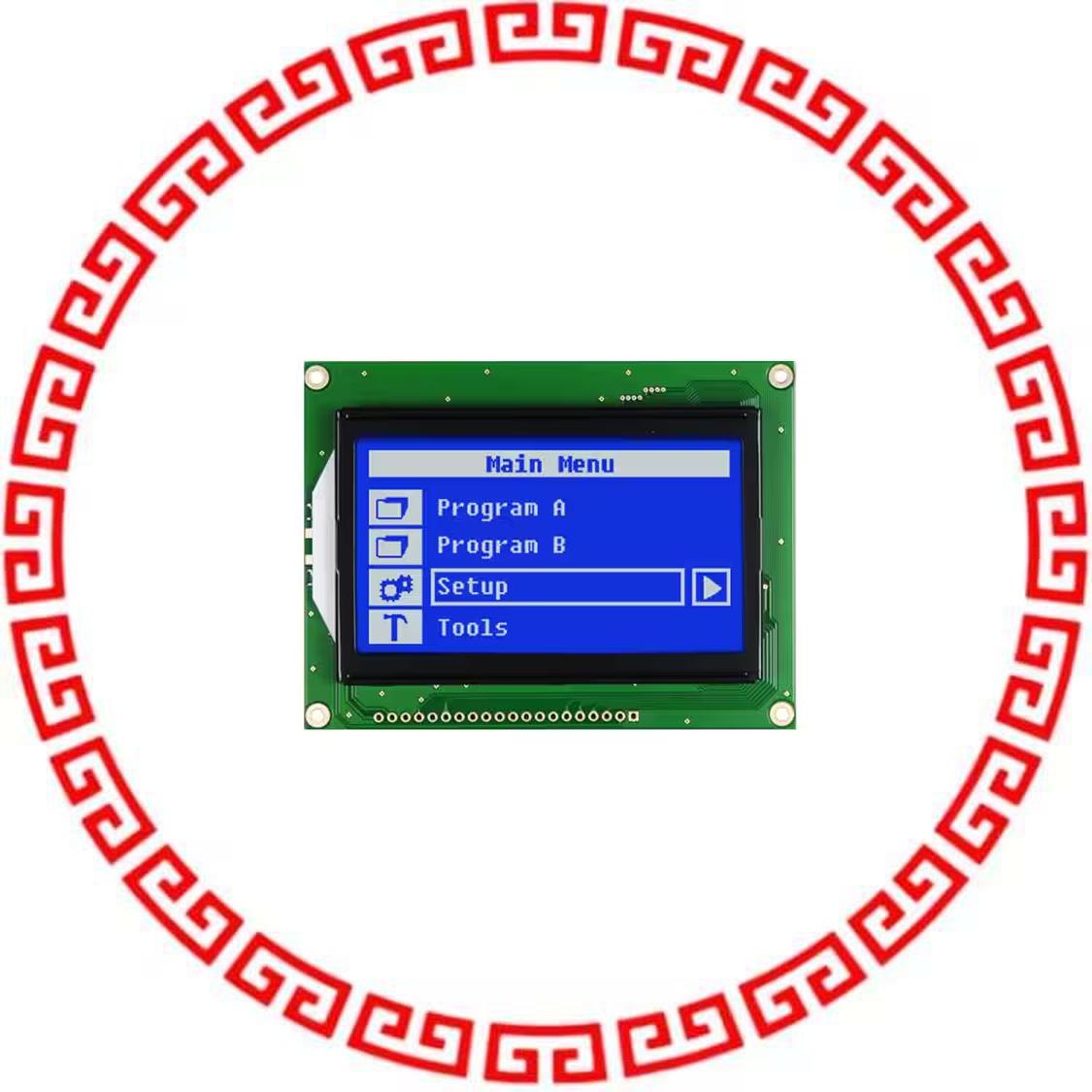 NHD-12864AZ-NSW-BBW-TR LCD MOD GRAPH 128X64 WH TRANSM