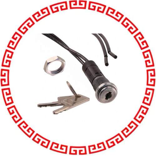 YM061U2C2WCNQ SWITCH KEYLOCK 2POS SPST 4A 125V