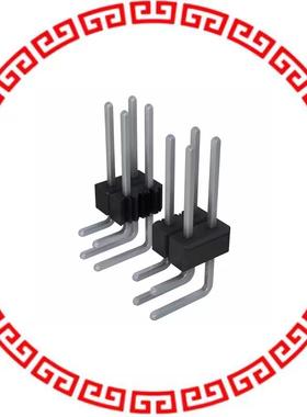 PEC05DGAN CONN HEADER .100 DUAL R/A 10POS