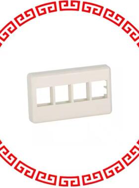 NK4MFWH FACEPLATE 4PORT WHITE